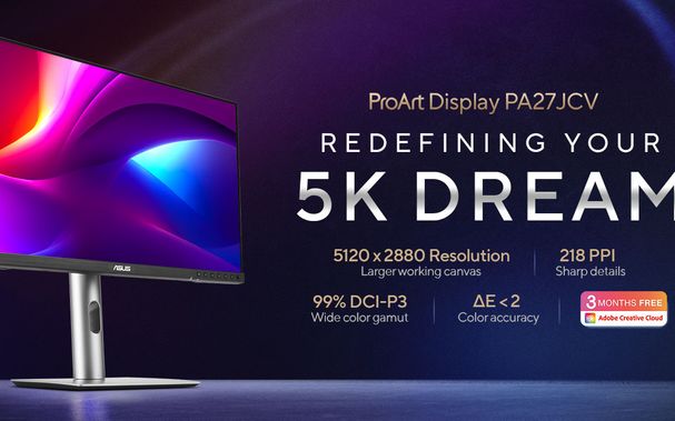 ASUS Announces Early-November Availability of ProArt Display 5K PA27JCV